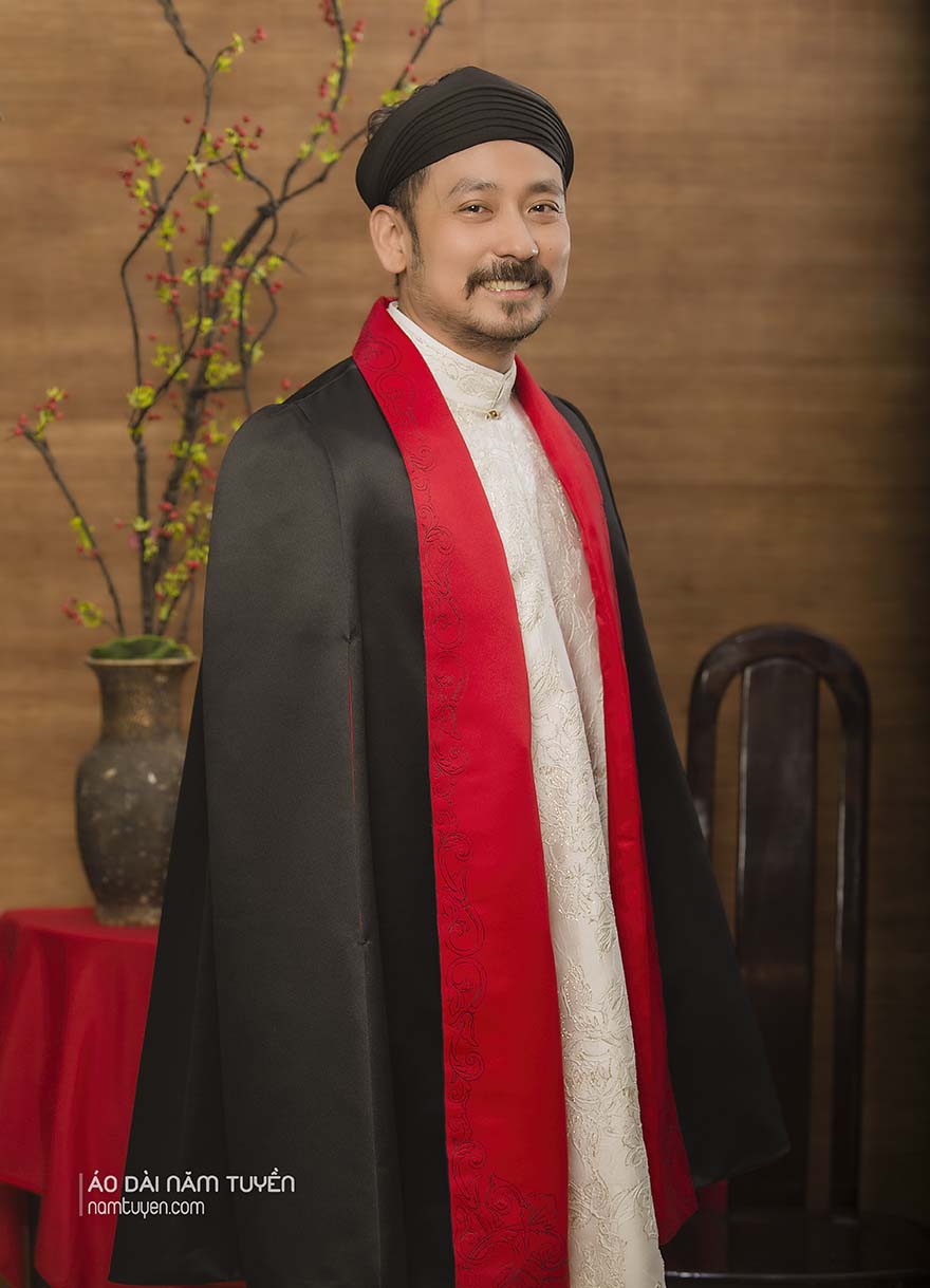 Áo Choàng Mặc Ngoài Áo Ngũ Thân Nam 