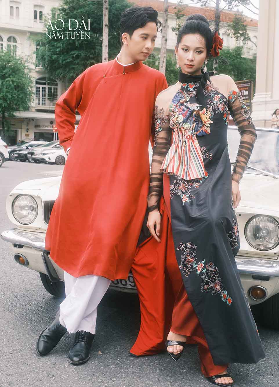 Áo dài nữ thiết kế độc bản, tôn dáng cá tính