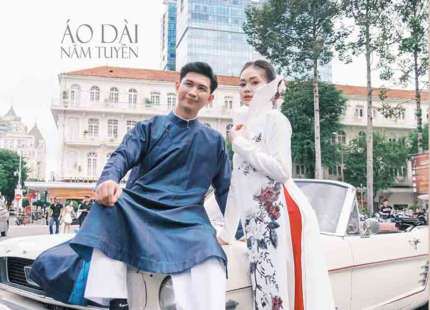 Cách tân áo dài ngũ thân từ cảm hứng nghệ thuật phương Tây - Sài Gòn Giải Phóng