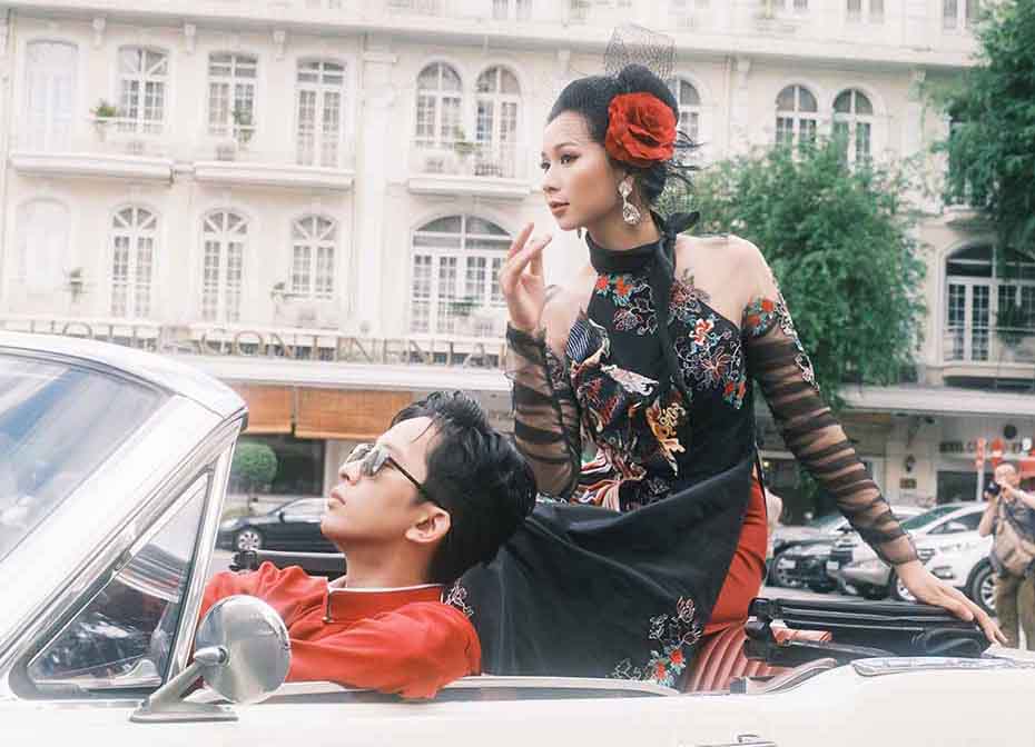 Áo dài Năm Tuyền - Nối dài mạch nguồn văn hóa qua tà áo dài Việt - Lofficielvietnam