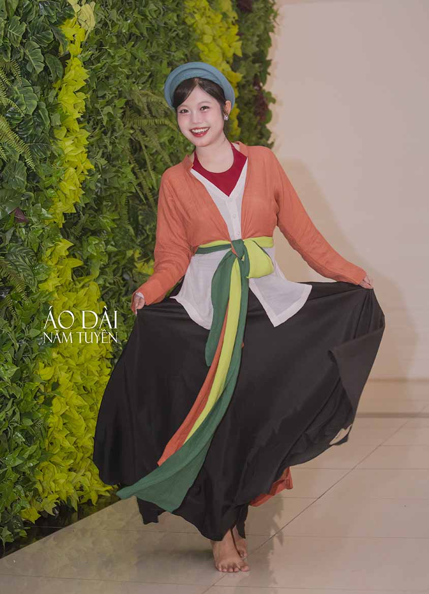 Áo tứ thân đẹp mặc đi lễ hội, chụp ảnh, biểu diễn
