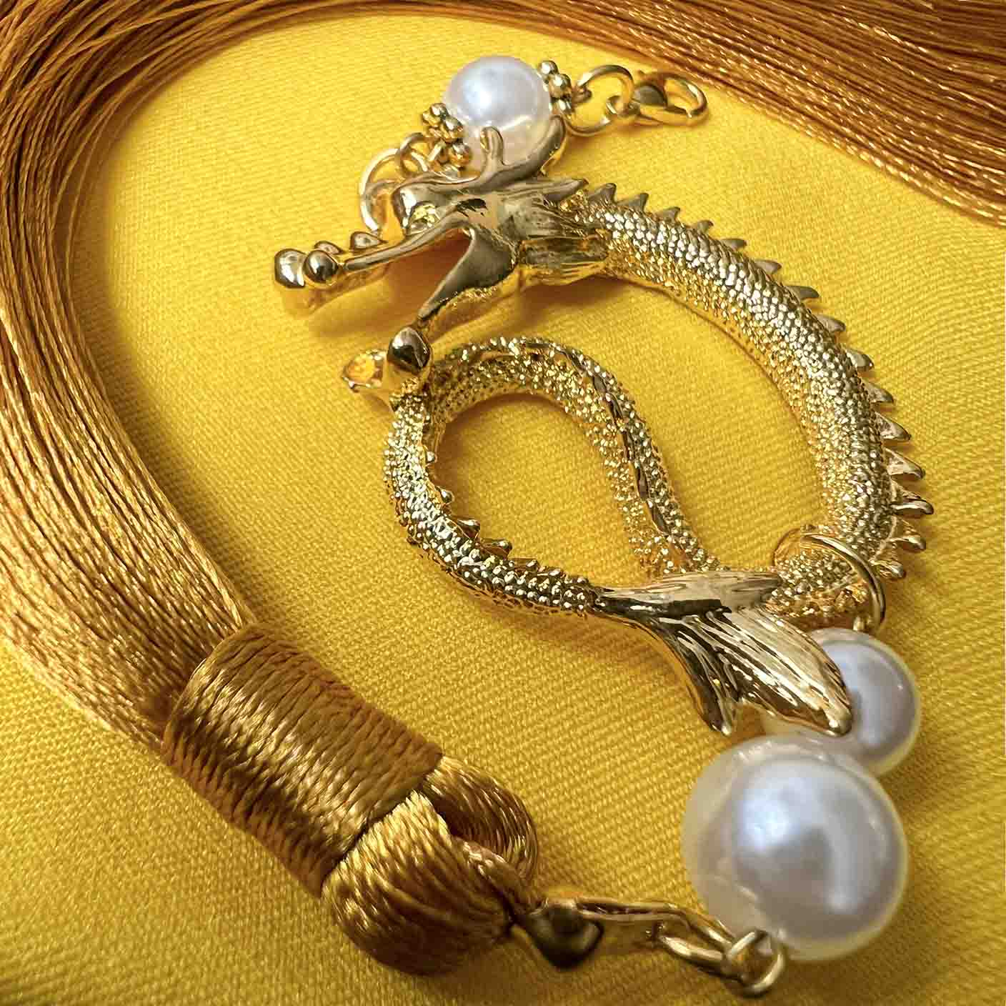 Dây Đeo Áo dài Hình Con Rồng – Phụ Kiện Cổ Phục