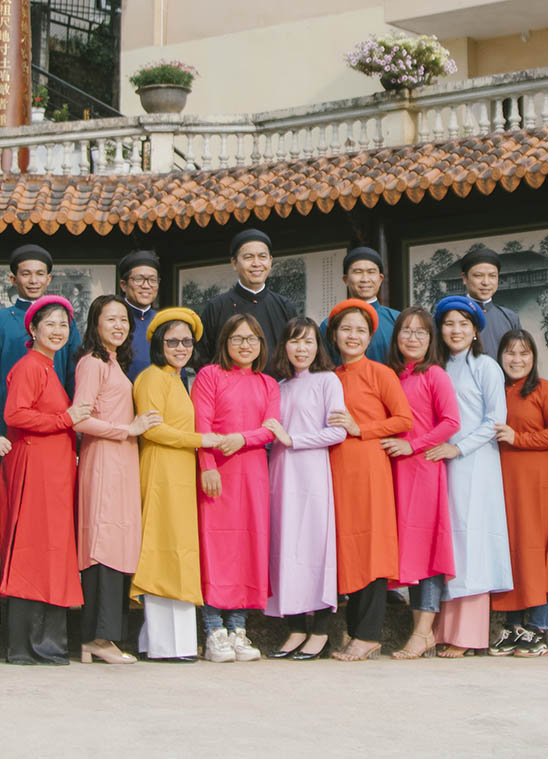 Áo dài ngũ thân Năm Tuyền và Trung tâm Lưu trữ Quốc gia IV – TP. Đà Lạt